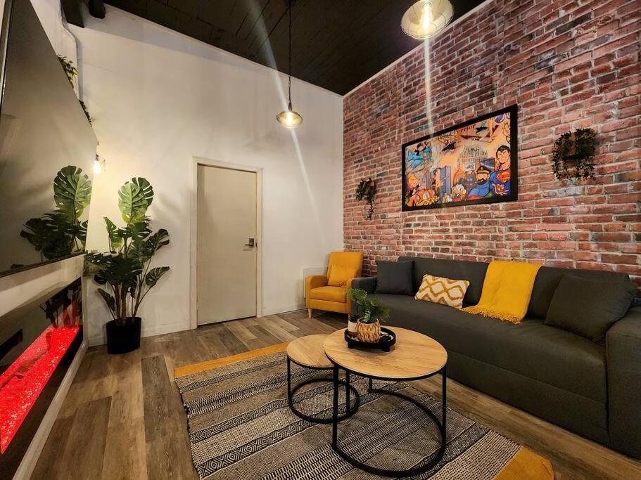 Loft Style Industriel-Centre-Ville+Parking Gratuit Québec Kamer foto